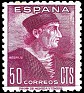 Spain 1946 Stamp Day 50 CTS Carmin Lila Edifil 1002. 1002. Uploaded by susofe